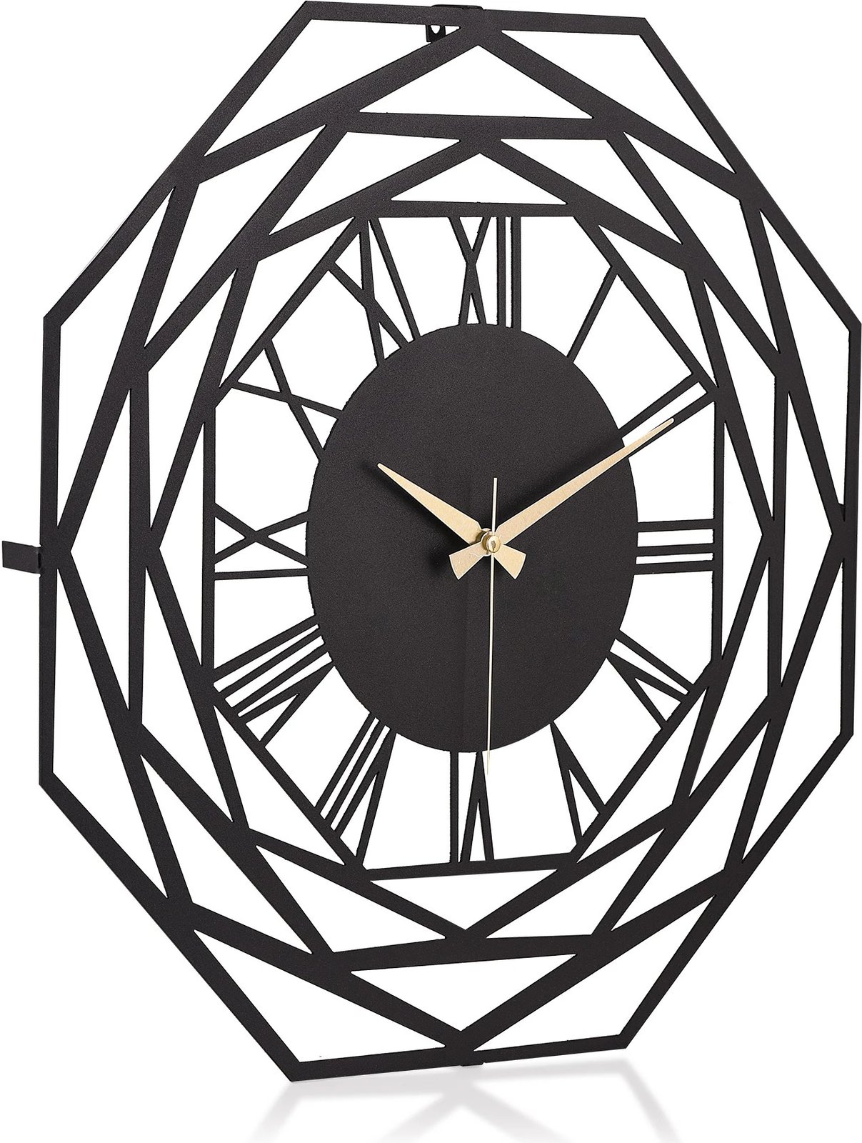 Orë muri dekorative prej metali, Wallity, Repido, e zezë