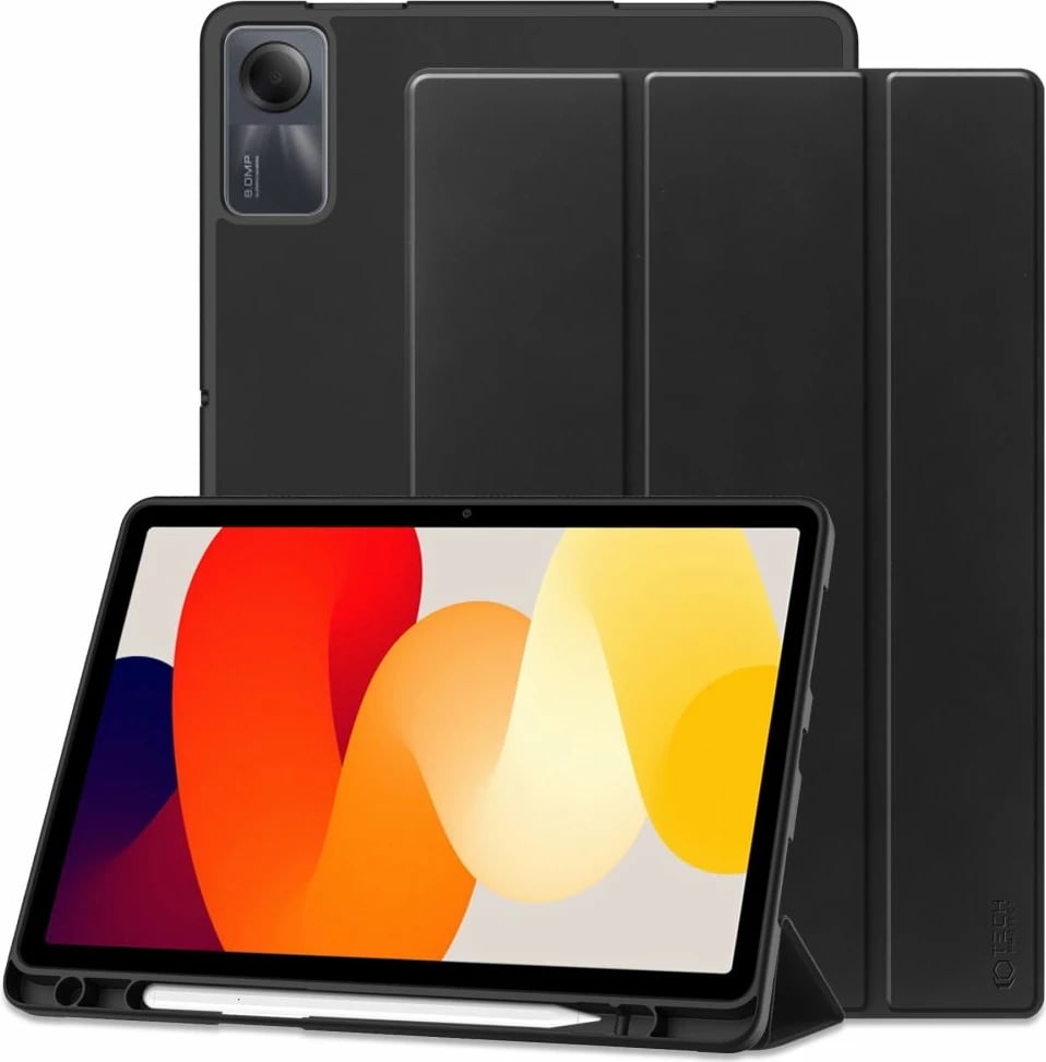 Mbështjellës Tech-Protect SC Pen për Xiaomi Redmi Pad SE 11", silikon, i zi
