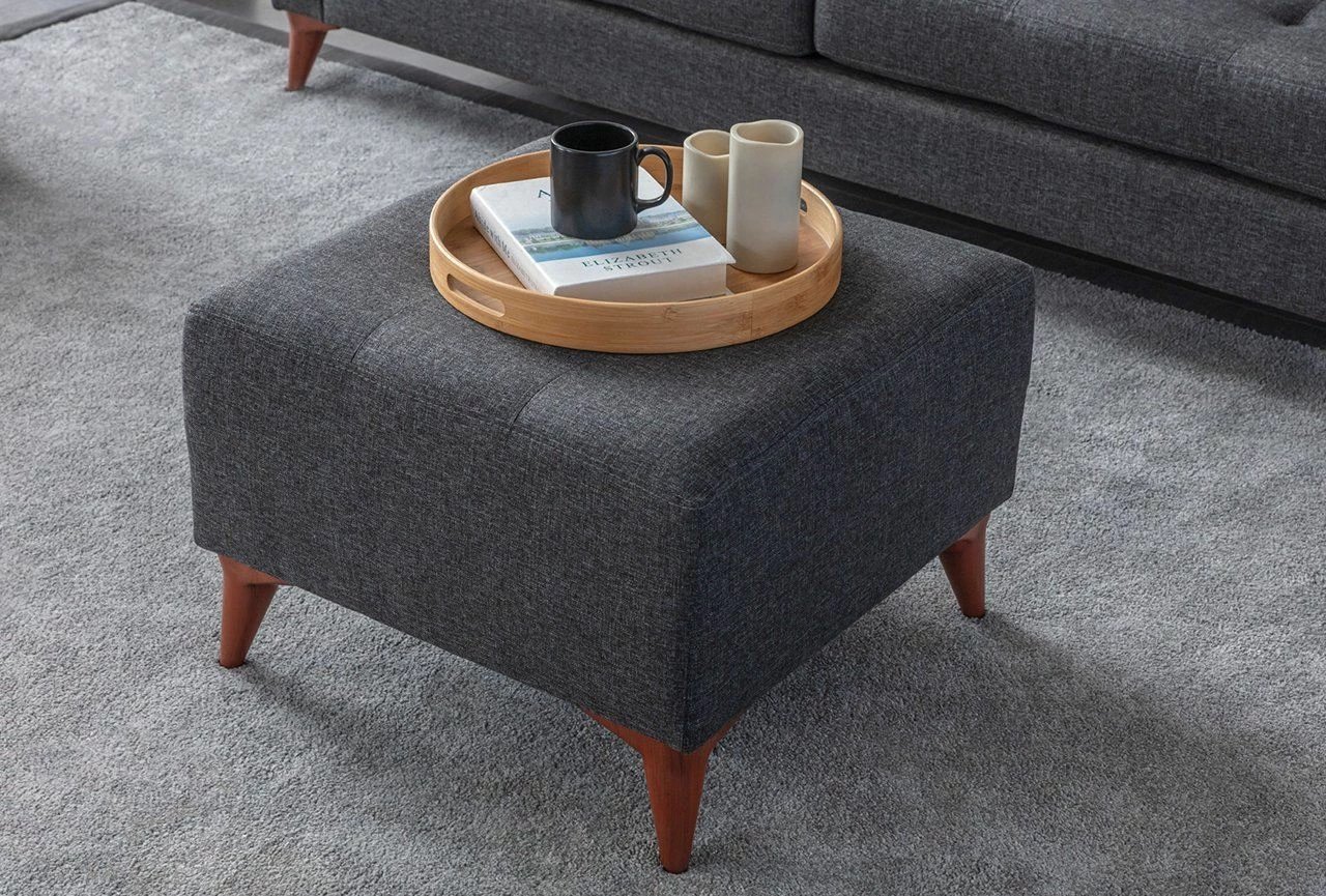 Tufet Atelier del Sofa, ngjyrë antracit, 60x60x30 cm