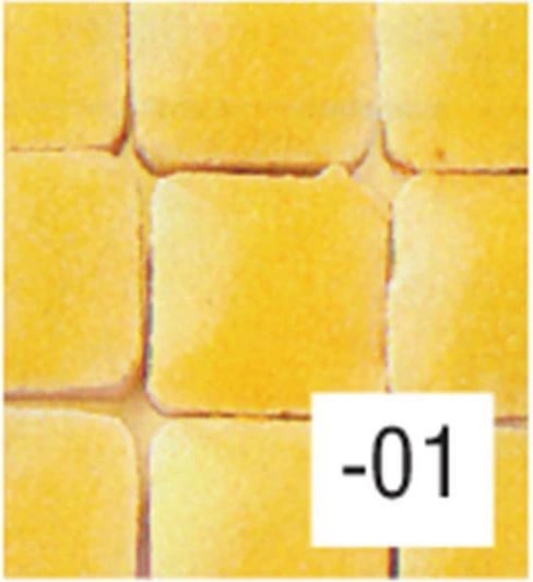 Mozaikë qeramike NEXT 22184-01, 150 copë, 10x10x3mm, Verdhë