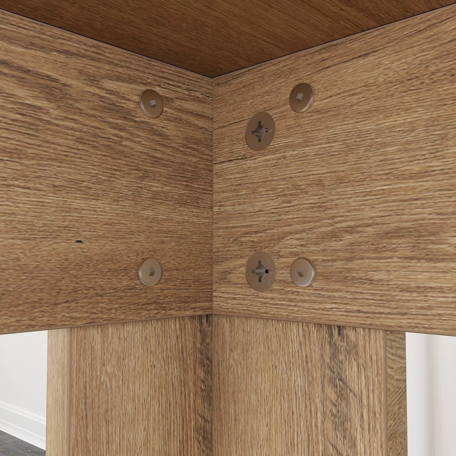 Tavolinë ngrënieje, ngjyrë lisi, Hanah Home, 90cm