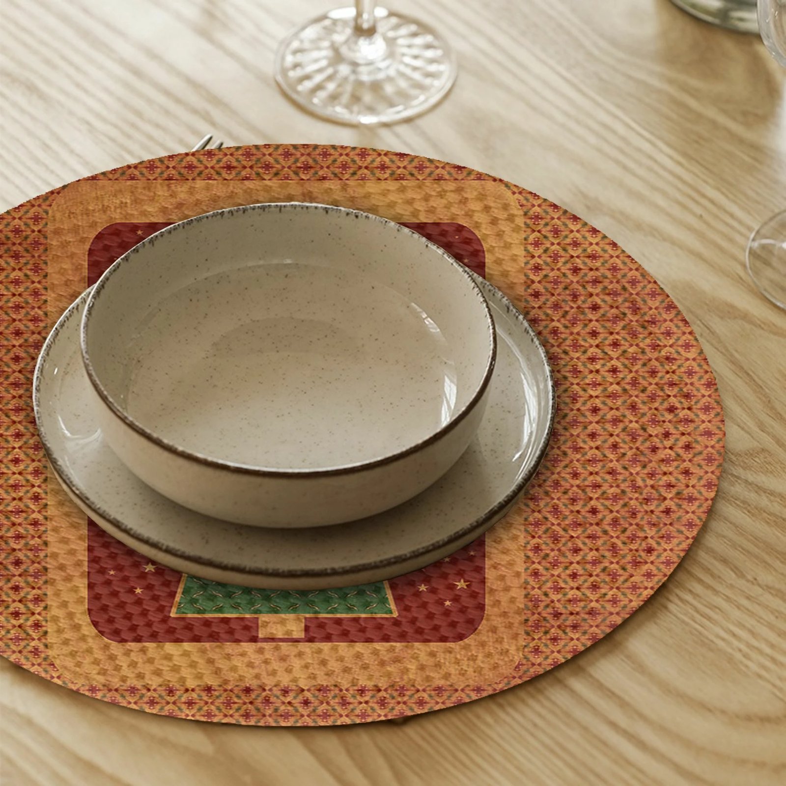 Set nënshimesh tavoline Hermia Concept, shumëngjyrëshe, 4195Supla, 4 copë