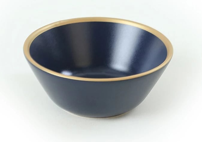 Set enësh darke prej qeramike (24 copë), Hermia Concept, TY039124F993A841700MAET000, ngjyrë kaltër e errët