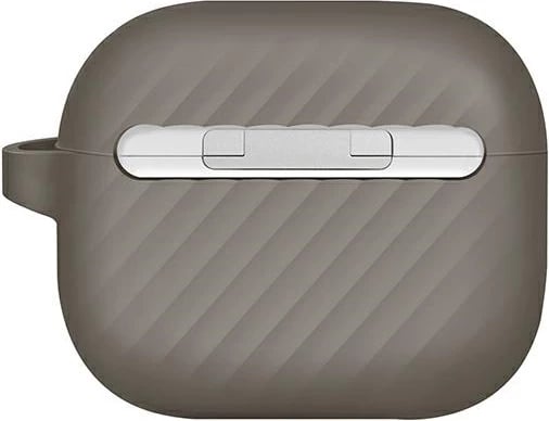 Mbështjellës silikoni UNIQ Vencer për AirPods 3, me karabiner, bezhë