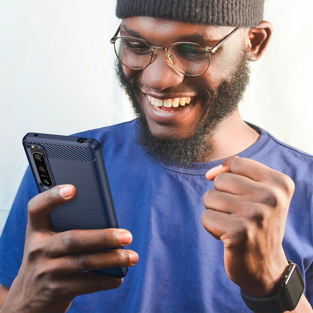 Mbështjellës Hurtel Thunder Case për Xiaomi Poco F4 5G, TPU, i zi