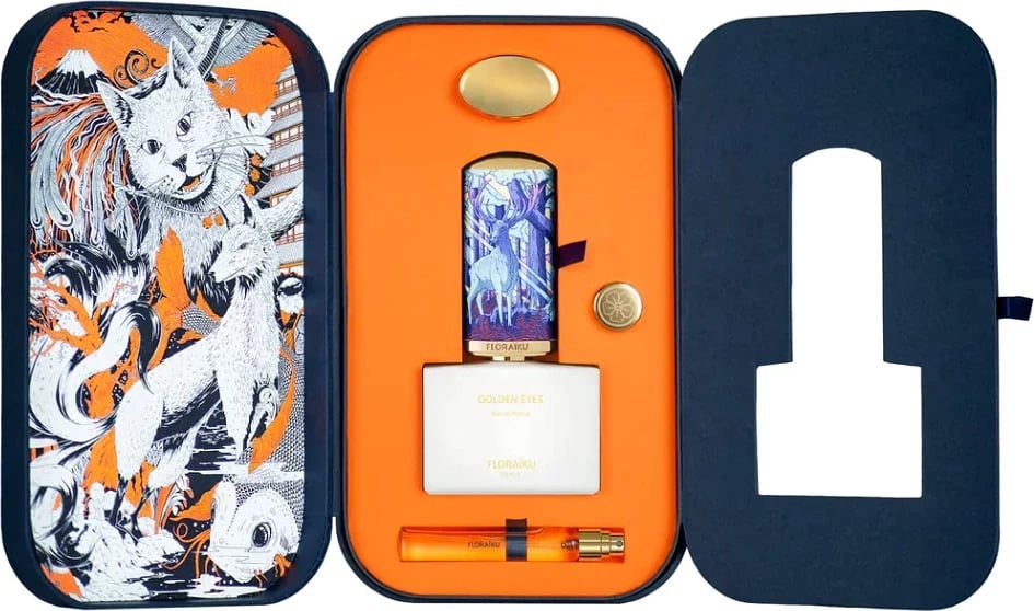 Set parfumi unisex FLORAIKU Golden Eyes 50ml + 10ml