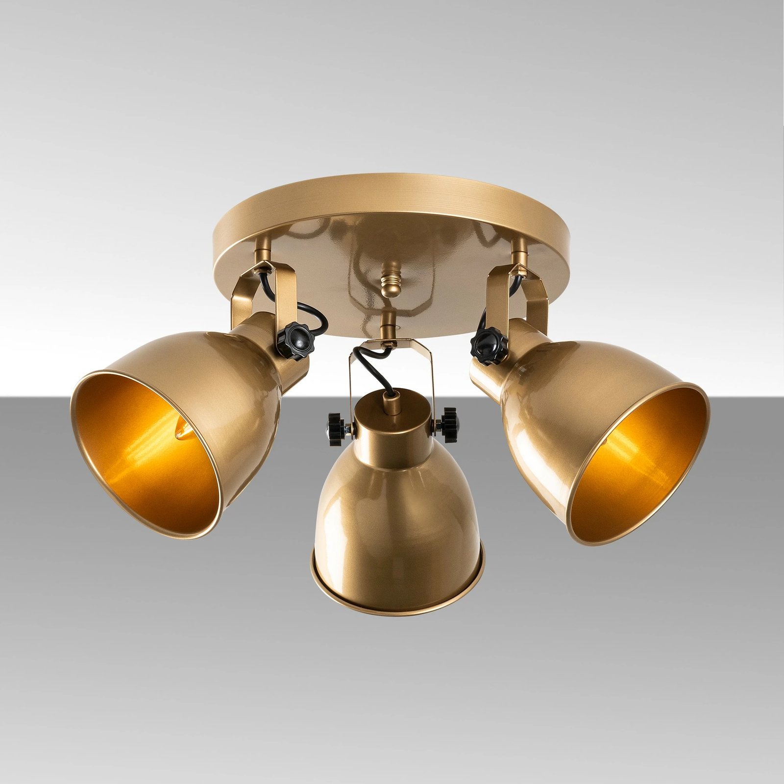 Llambë tavani Opviq, ngjyrë ari, Spotkafası - 13789