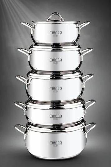 Set tenxheresh (10 copë), Hermia Concept, Mango 10, krom