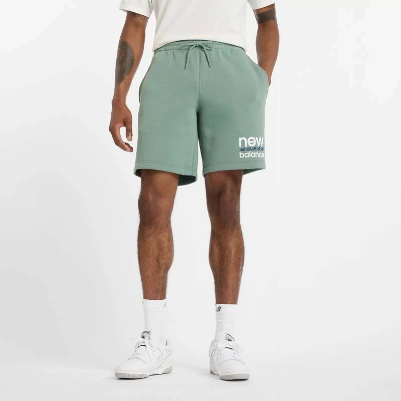 Shorce sportive për meshkuj New Balance, të gjelbra