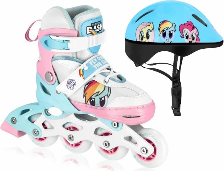 Set patinash inline me kaskë për fëmijë Spokey Candy Jr SPK-943354 33-37