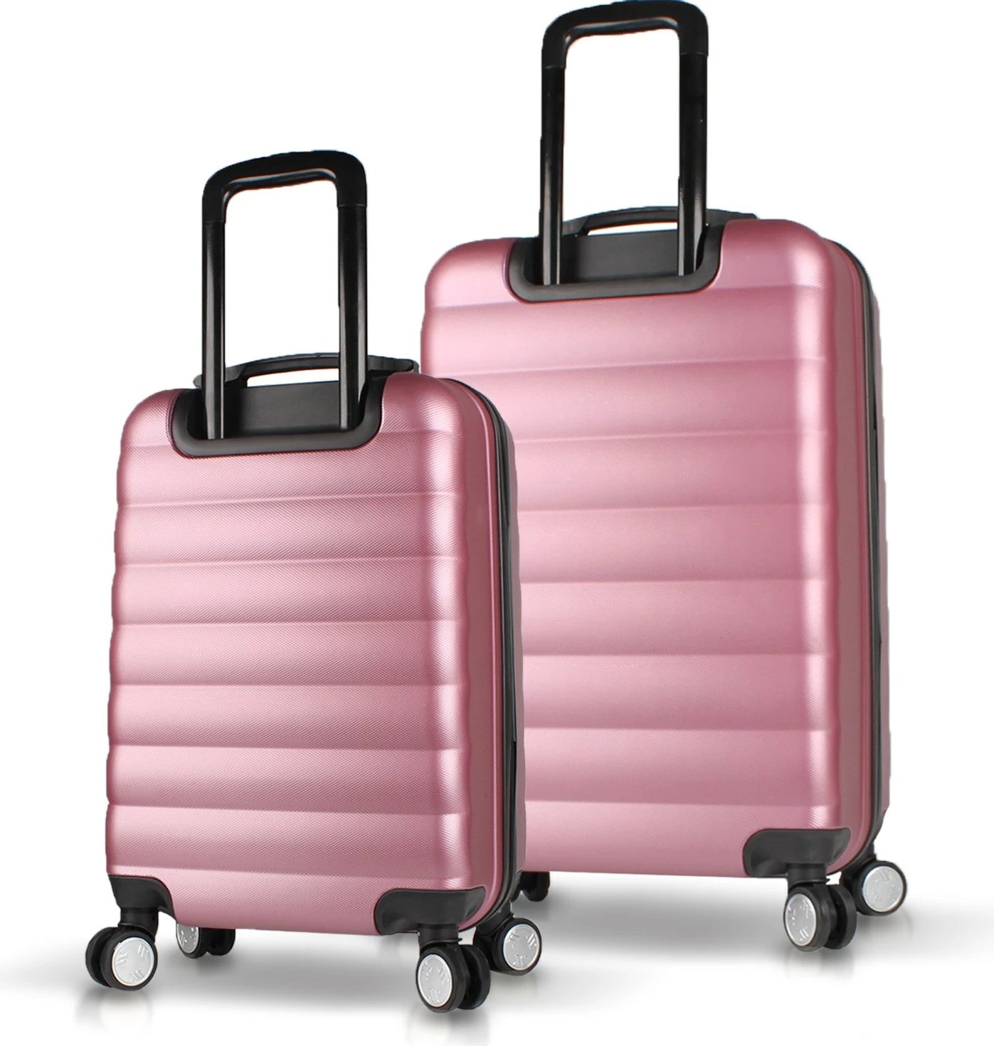 Set valixhesh (2 copë), ngjyrë rozë e artë, Zoozie Bags, 6490