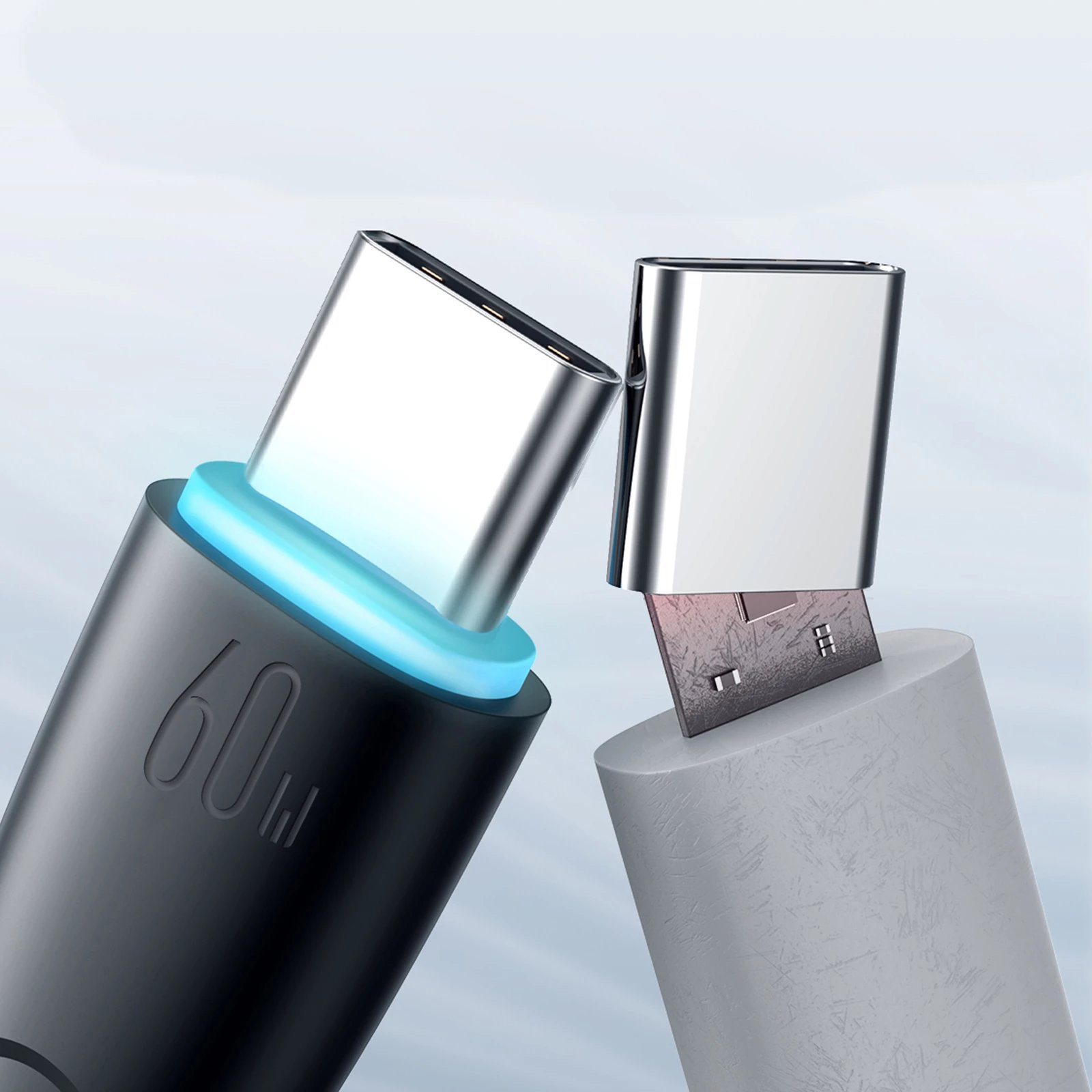 Kabllo USB-C në USB-C Joyroom Starry Series SA32-CC3, 1m, 60W, e zezë