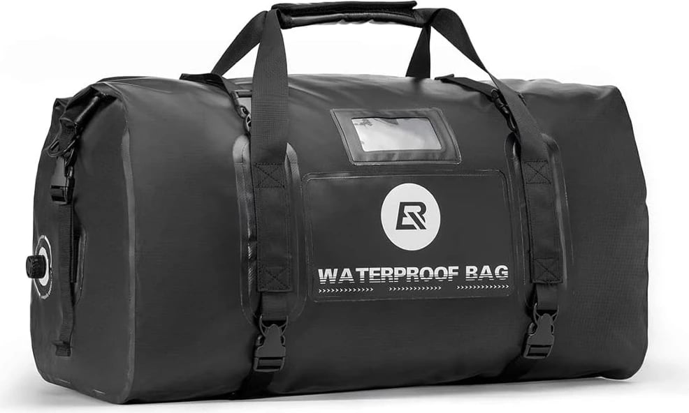 Çantë motoçiklete Rockbros AS-005BK, 55L, e zezë, e papërshkueshme nga uji