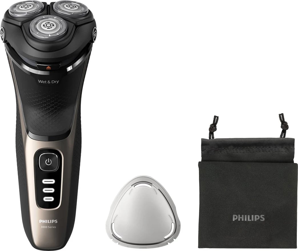 Rrojtës për Meshkuj Philips S3242/12, Trimmer, Zi dhe Ar Rrojtës për Meshkuj Philips S3242/12, Trimmer, Zi dhe Ar