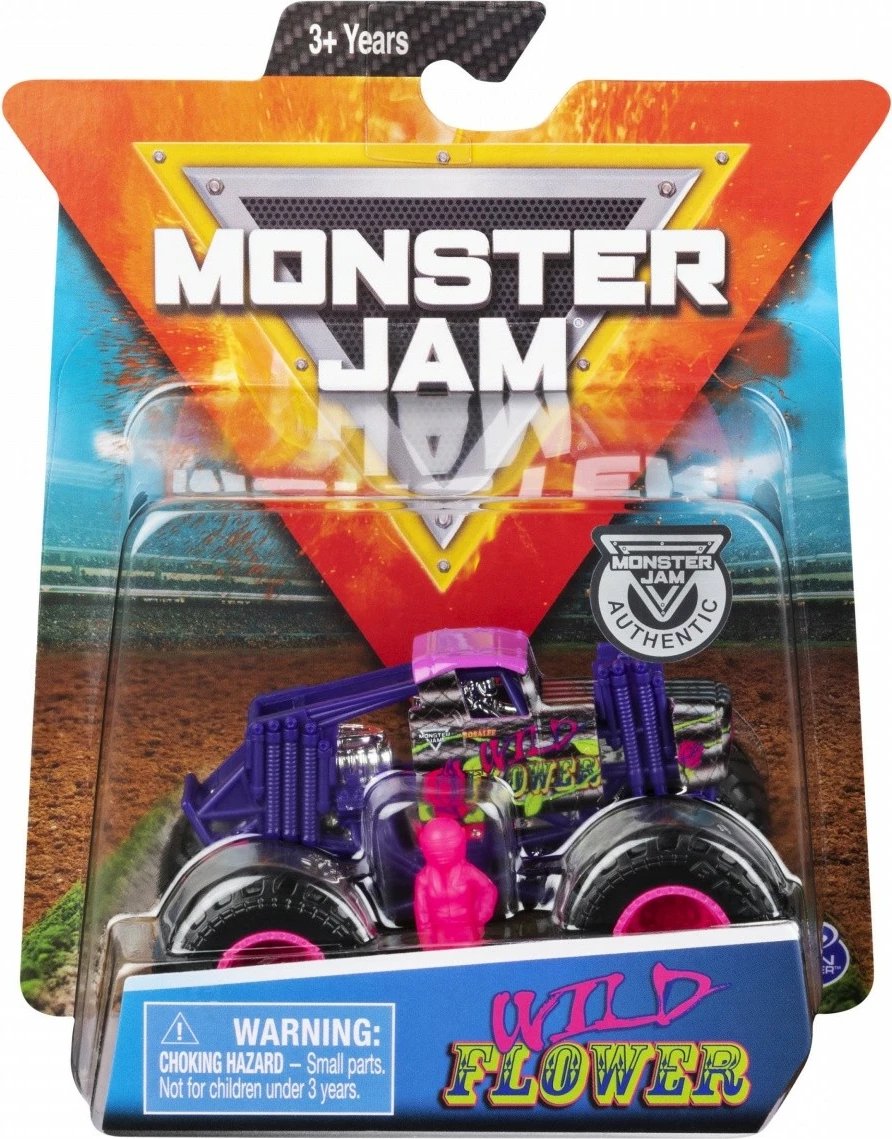 Lodër veturë Monster Jam Spin Master 1:64, metal dhe plastikë, ngjyra të përziera, 1 copë Lodër veturë Monster Jam Spin Master 1:64, metal dhe plastikë, ngjyra të përziera, 1 copë