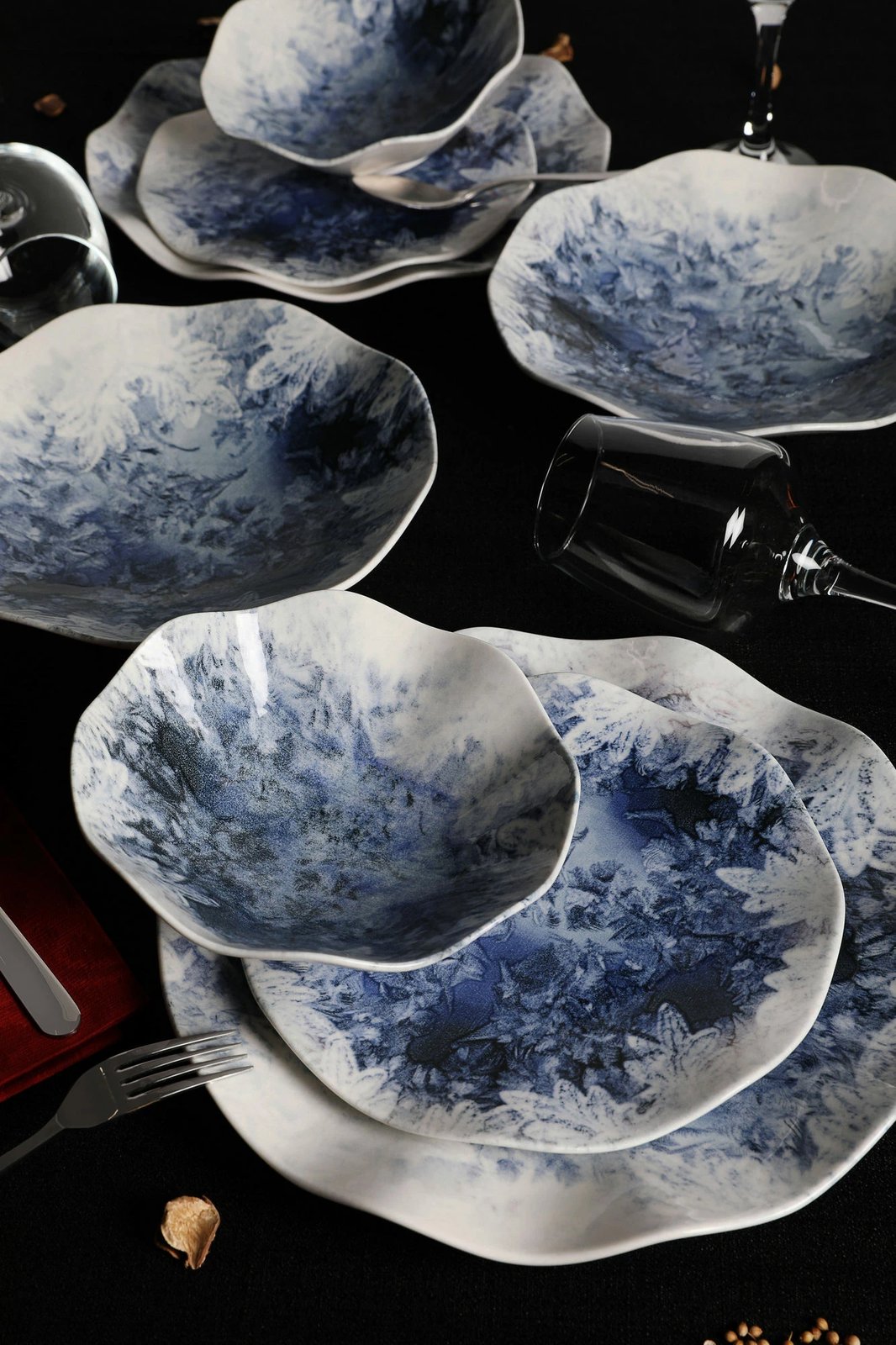 Set enësh për drekë (24 copë), Hermia, GBSNES24Y4101968