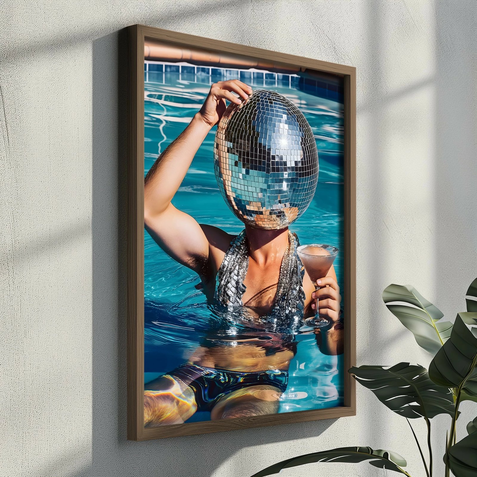 Pikturë dekorative me kornizë MDF, Wallity, GE109-L