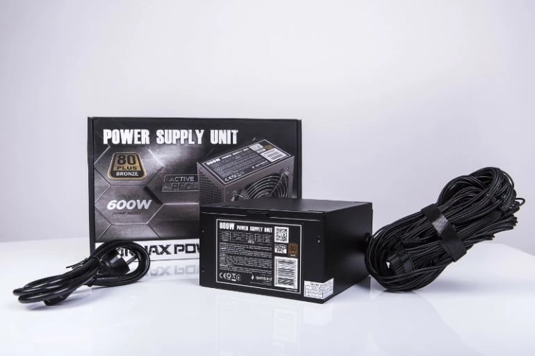 Kasë furnizimi Gembird CCC-PSU80P-BBP-600, 600W, ATX, 80+ Bronze, e zezë
