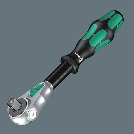 Set çelësa me insert shkumë WERA Zyklop 3/8'' 8000 C, i gjelbër