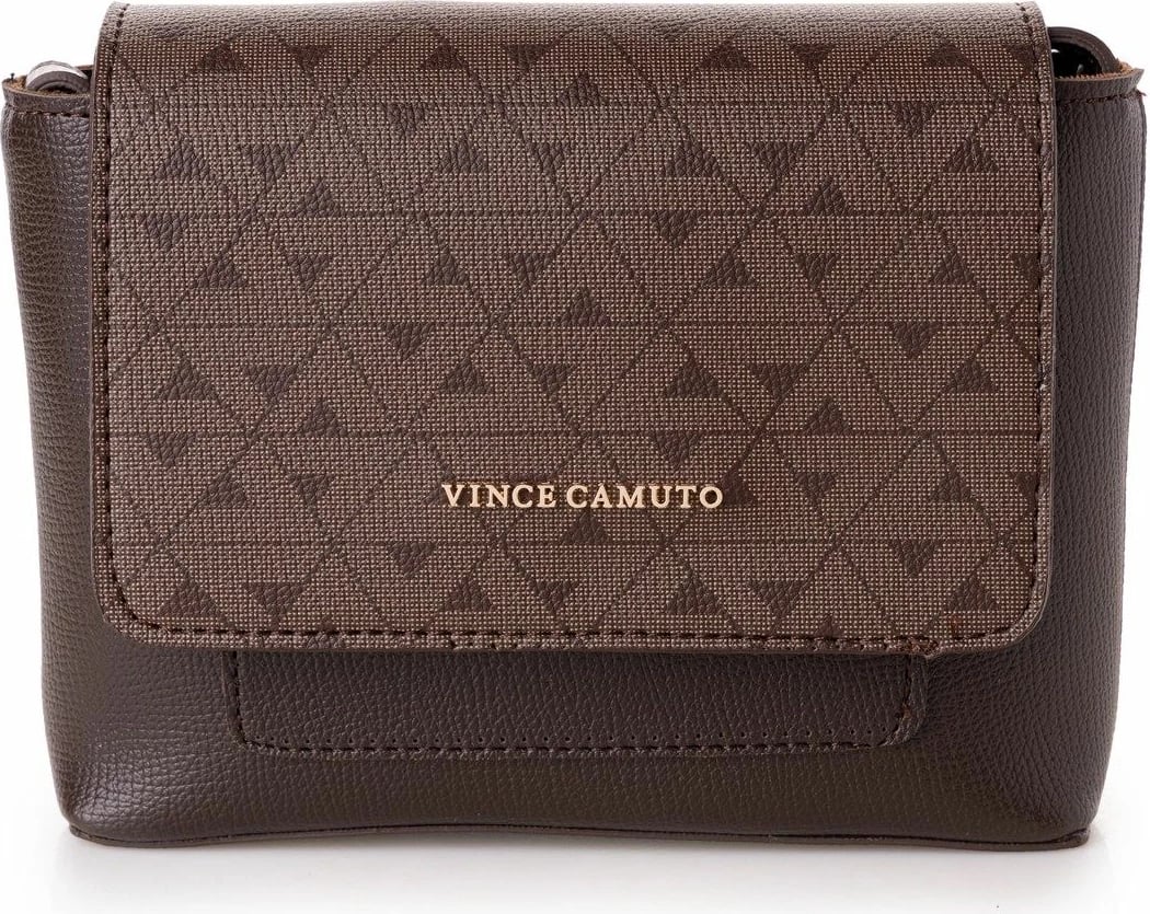 Çantë crossbody Vince Camuto, Matera, kafe me monogram