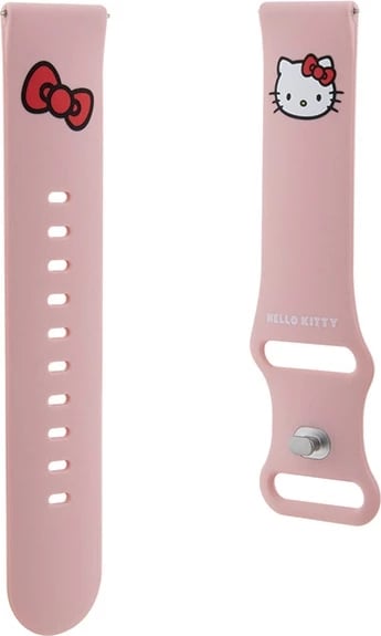 Rrip smartwatch Hello Kitty Silicone Kitty Head, 22mm, rozë