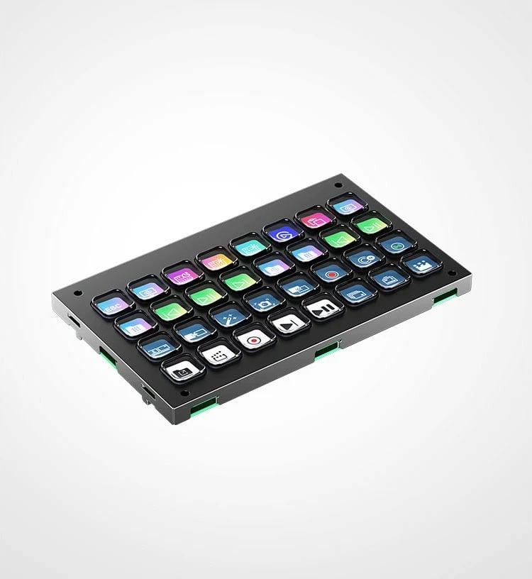 Modul kontrollues Elgato Stream Deck, 32 butona, LCD, i zi