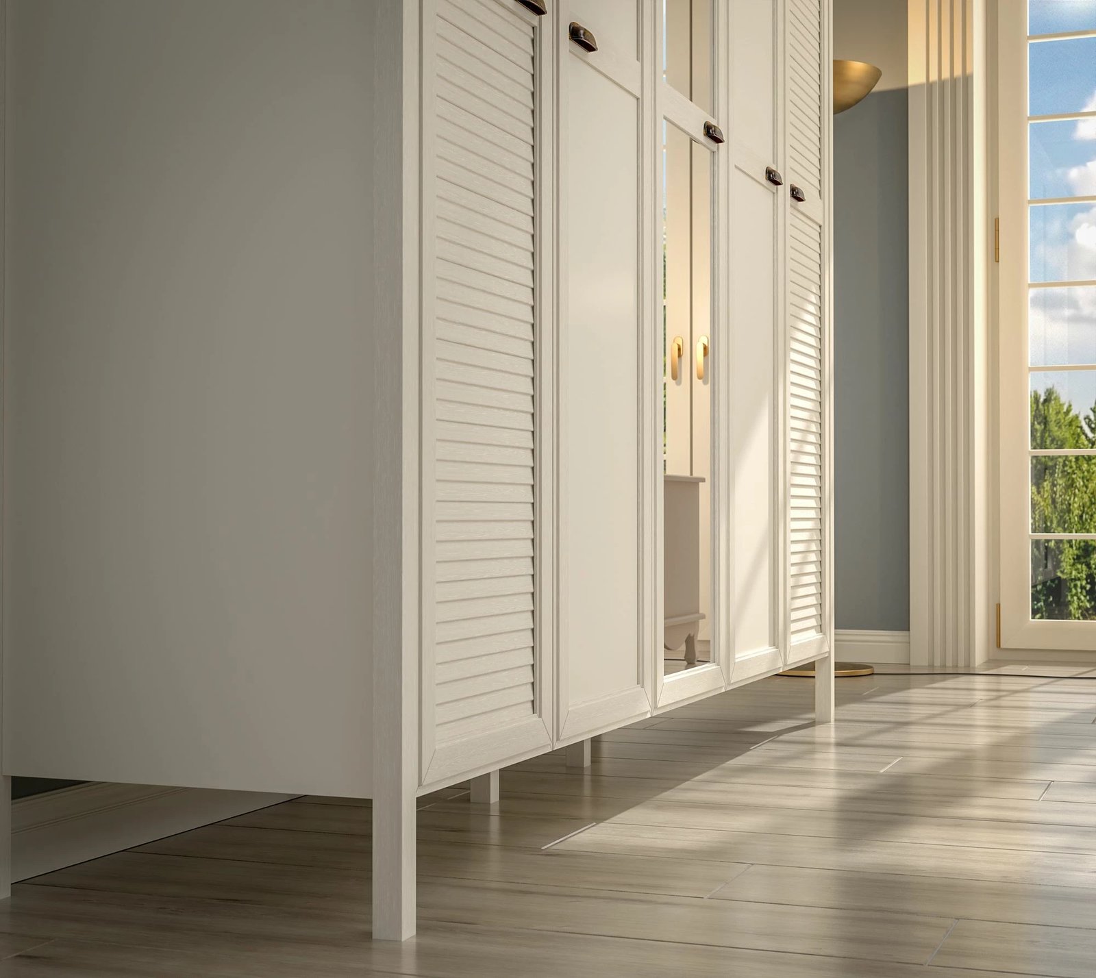 Dollap krem Skye Decor, FRN-21005