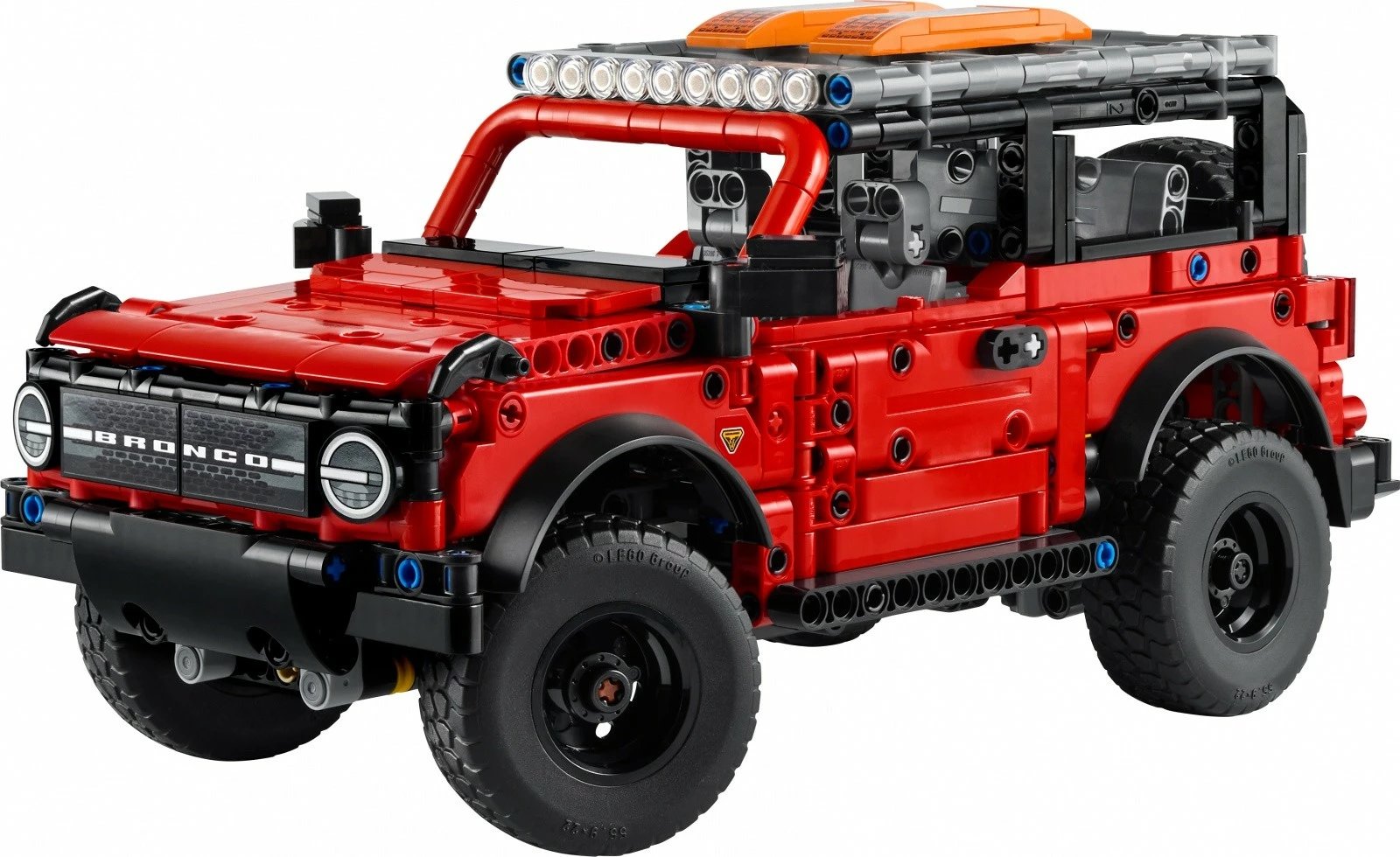 Set ndërtimi LEGO Technic Ford Bronco SUV 42213, 943 pjesë, Kuqe