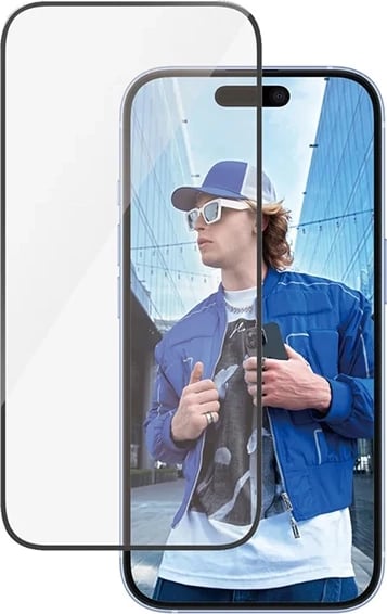 Mbrojtës ekrani PanzerGlass për iPhone 16, 6.1 inç, Ultra-Wide Fit