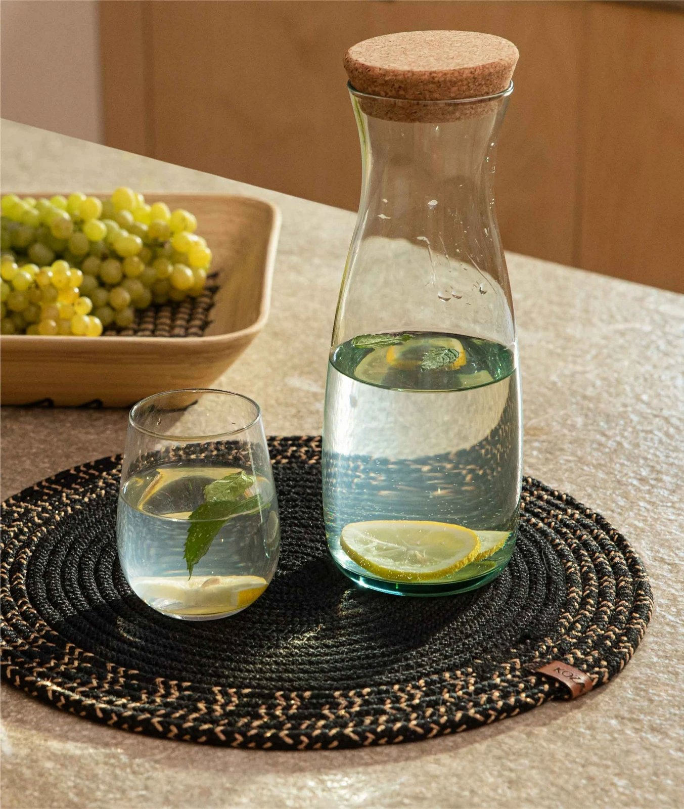 Ranor Aberto Design, 9030054, pambuk, i zi, 37x37cm