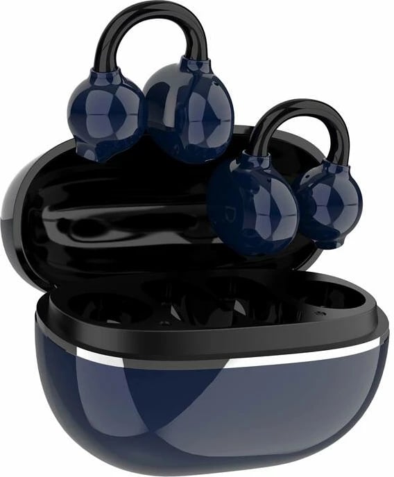 Kufje in-ear LDNIO T09, Bluetooth 5.4, me kuti karikimi, e kaltër e errët