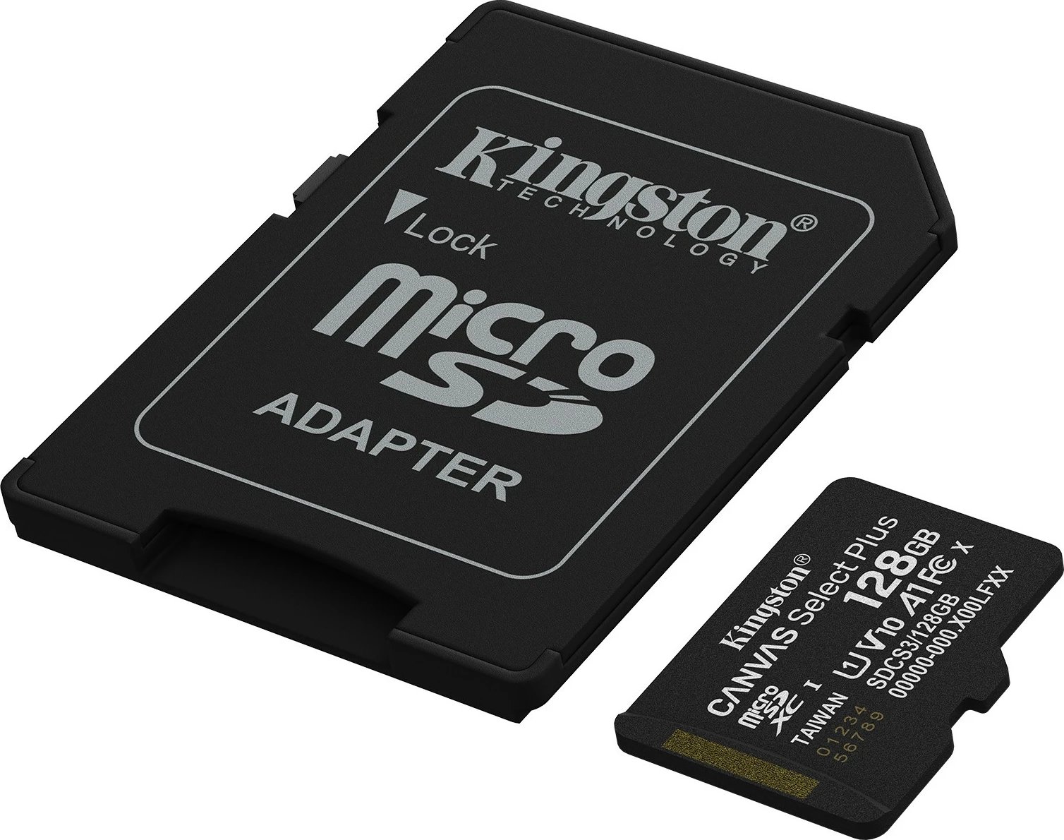 Kartelë memorie Kingston Canvas Select Plus Gen3 128GB microSDXC me adapter