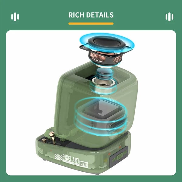 Mikrofon & Altoparalant DIVOOM DitooMic (Gjelbërt)