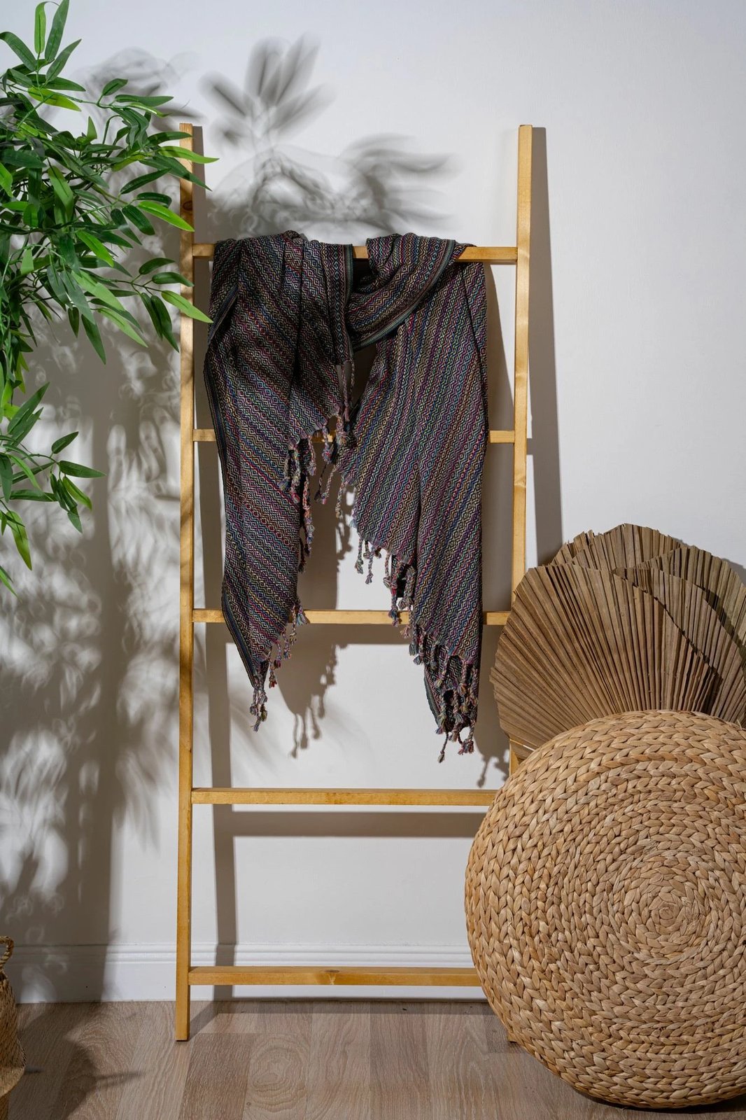 Peshqir plazhi Fouta, Mijölnir, otantik, ngjyrë e zezë