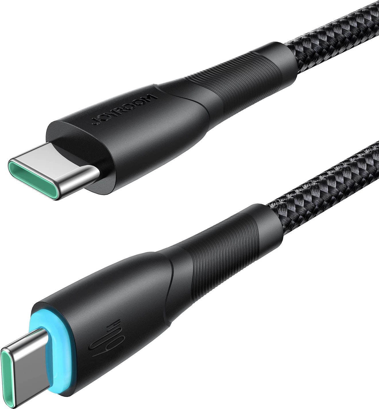 Kabllo USB-C në USB-C Joyroom Starry Series SA32-CC3, 1m, 60W, e zezë