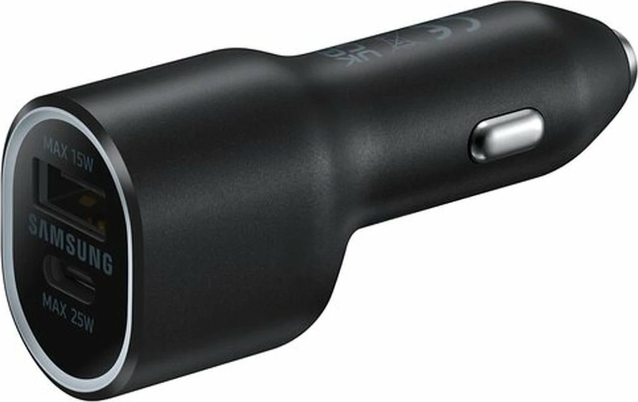 Karikues veture Samsung EP-L4020NBEGEU, 2x USB-A, 25W, i zi