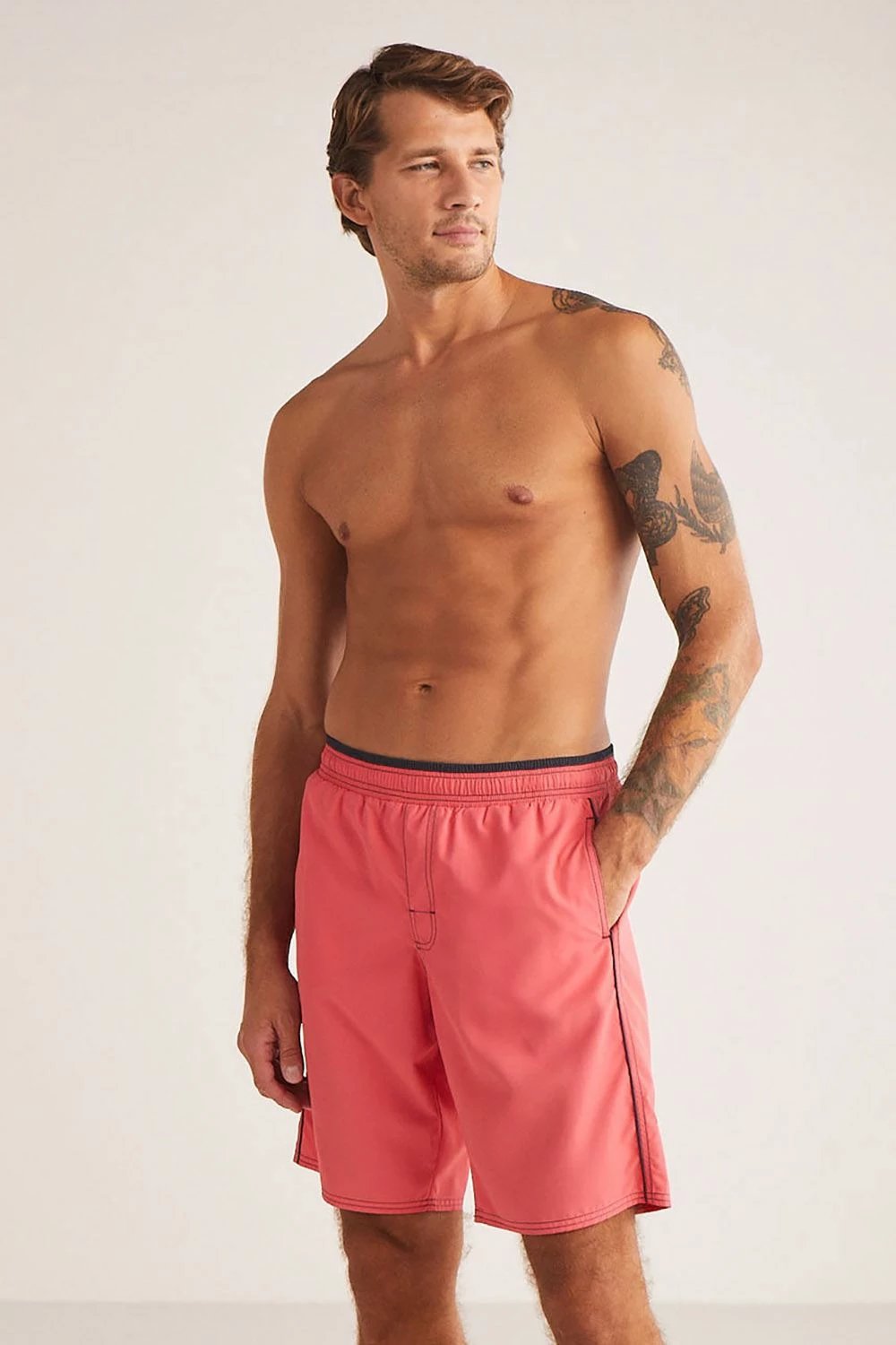 Tanga për not për burra, ngjyrë korale, Jumeon, Dumas