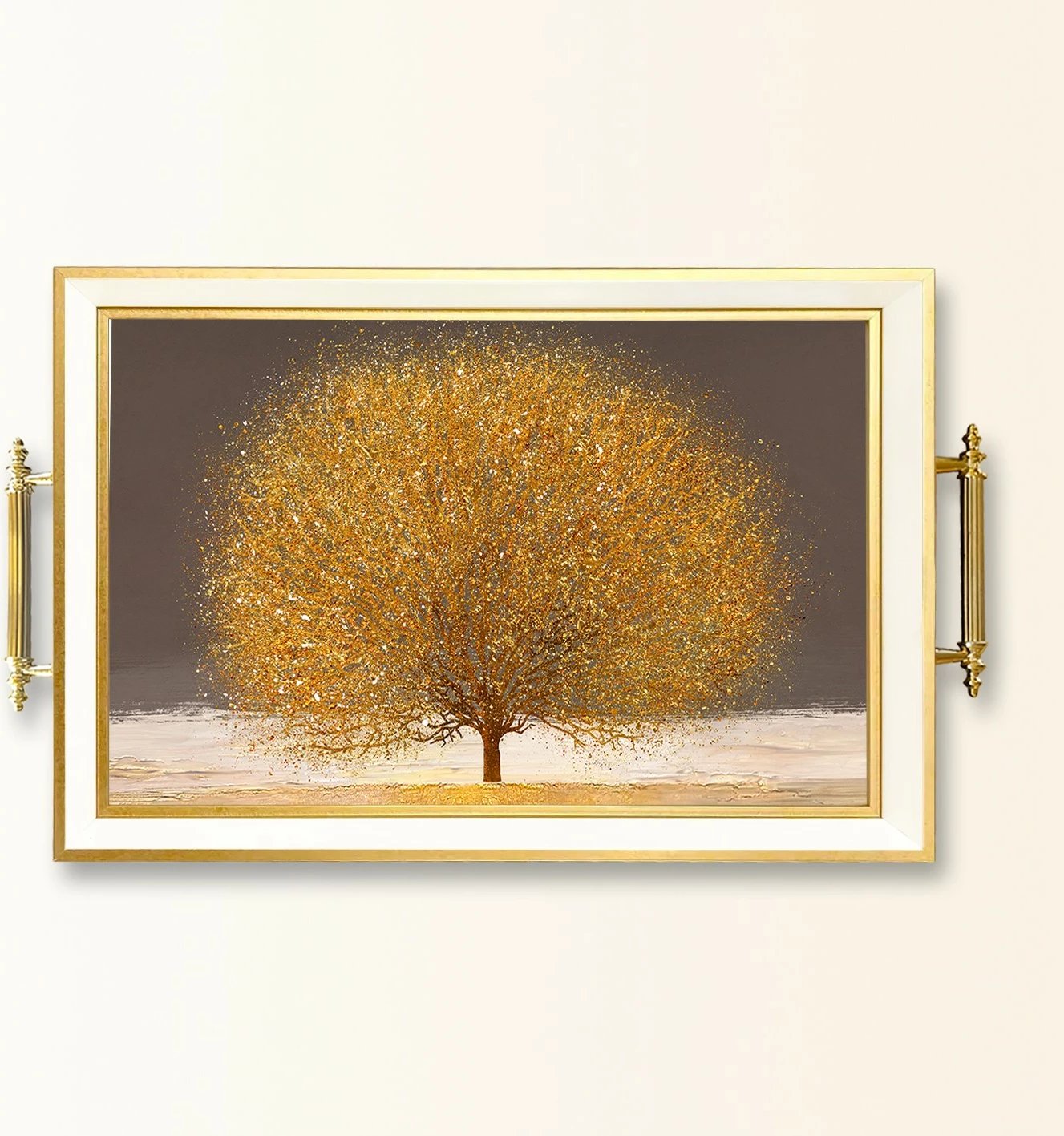 Tabaka prej qelqi Aberto Design, shumëngjyrëshe, TPB9862