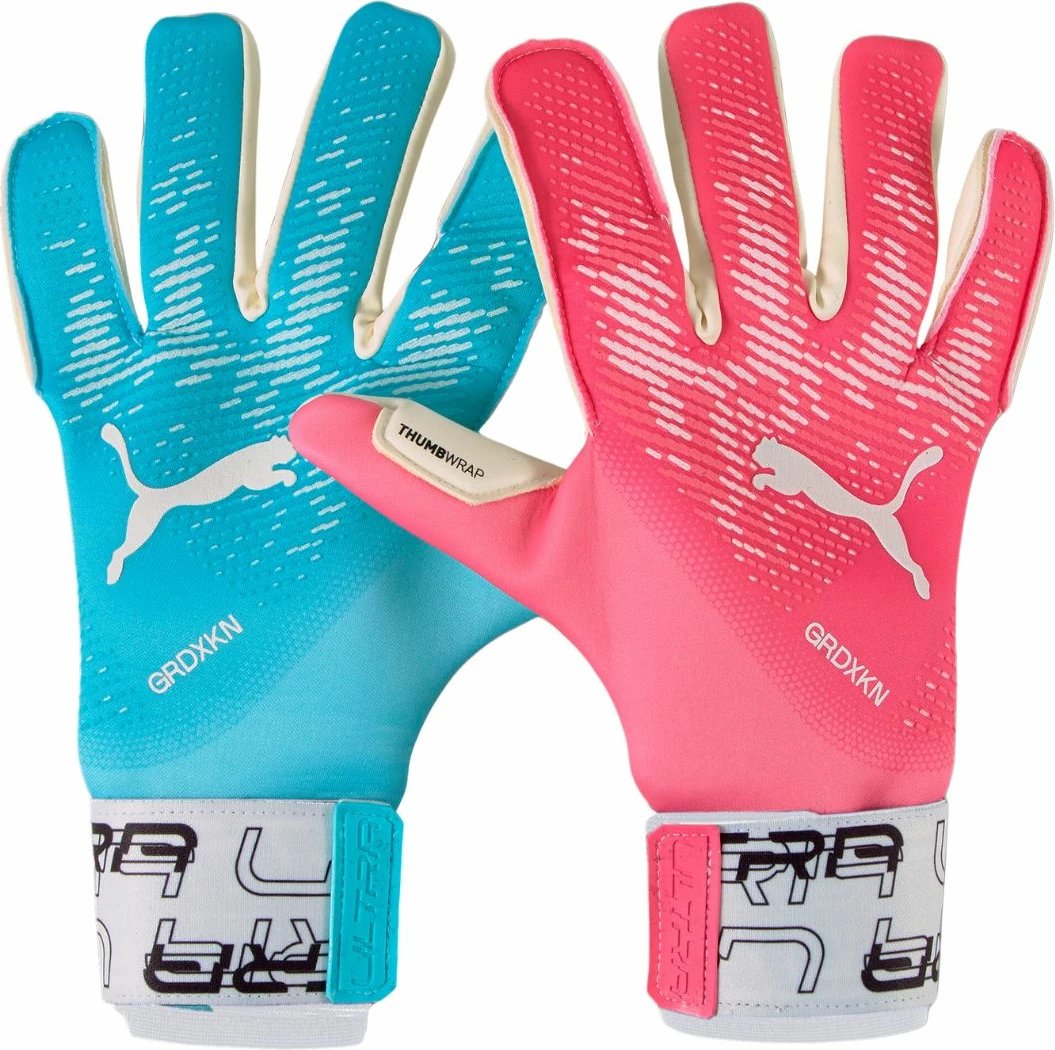 Doreza portieri Puma për meshkuj, blu-rozë