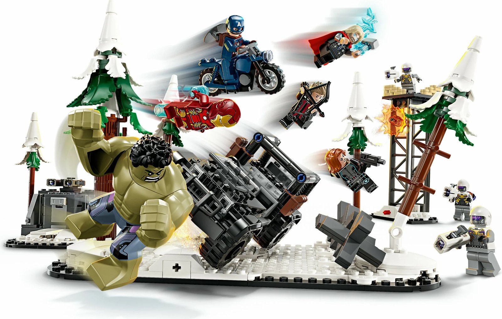 Set ndërtimi LEGO Marvel 76291 Avengers Assemble: Age of Ultron, 613 pjesë, multikolor