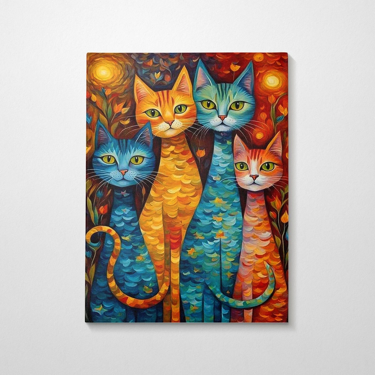 Pikturë dekorative në kanavacë, shumëngjyrëshe, KNV9988 - 50x70cm