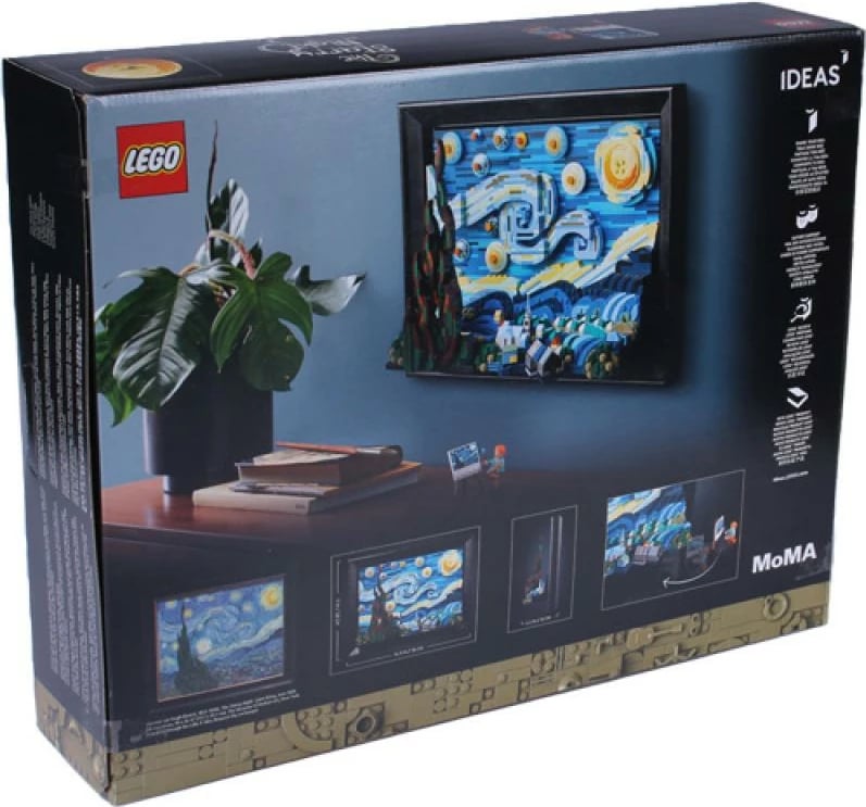 set LEGO Ideas Vincent van Gogh – Starry Night 21333, 18+, 2316 pjesë