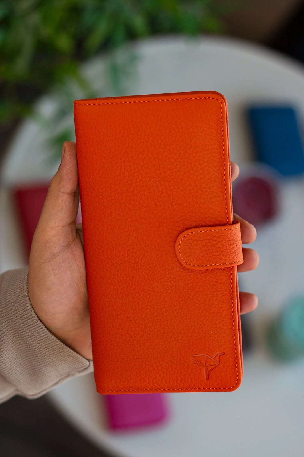 Portofol unisex Zoozie Bags, ngjyrë portokalli, Graz