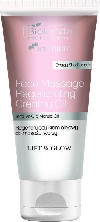 Krem për masazh fytyre për femra Bielenda Professional Lift & Glow Regenerating Oil Face Massage Cream, 175ml