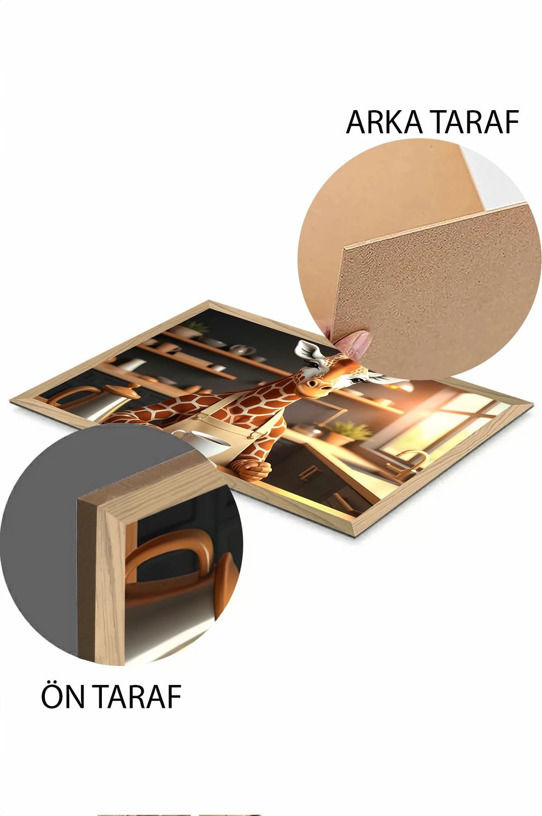 Pikturë dekorative, shumëngjyrëshe, Wallity, Arthynmodelyty2030-7, 20x30cm