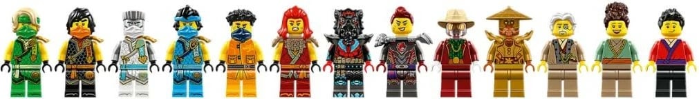 Set ndërtimi LEGO Ninjago 71814 Tournament City with Temple 3489 pjesë 14+ ekstra i madh