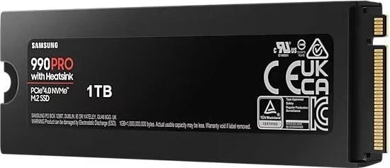 Disk SSD Samsung 990 PRO, 1TB, M.2 2280 PCI-E x4 Gen4 NVMe