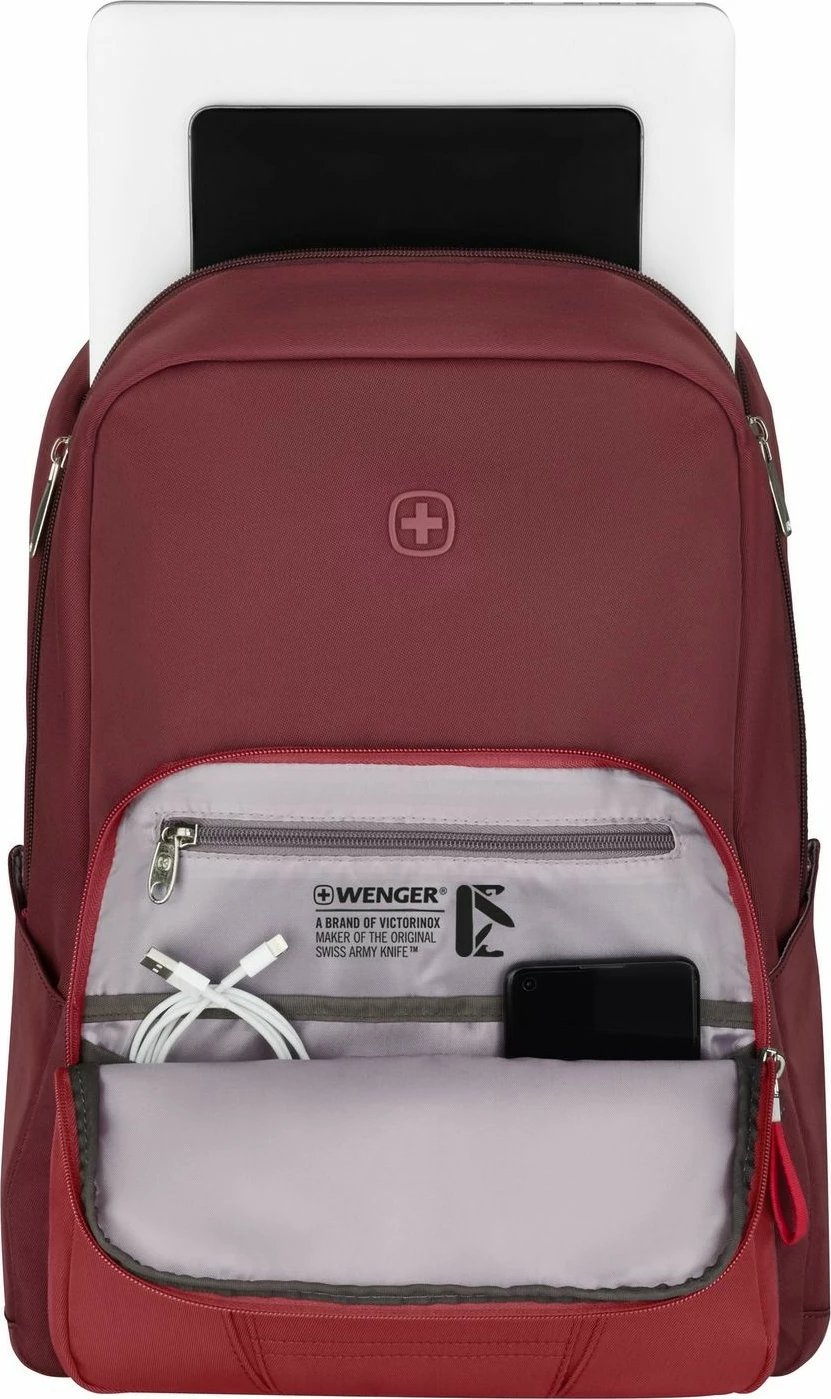 Çantë shpine Wenger Motion Backpack 16 inç e kuqe