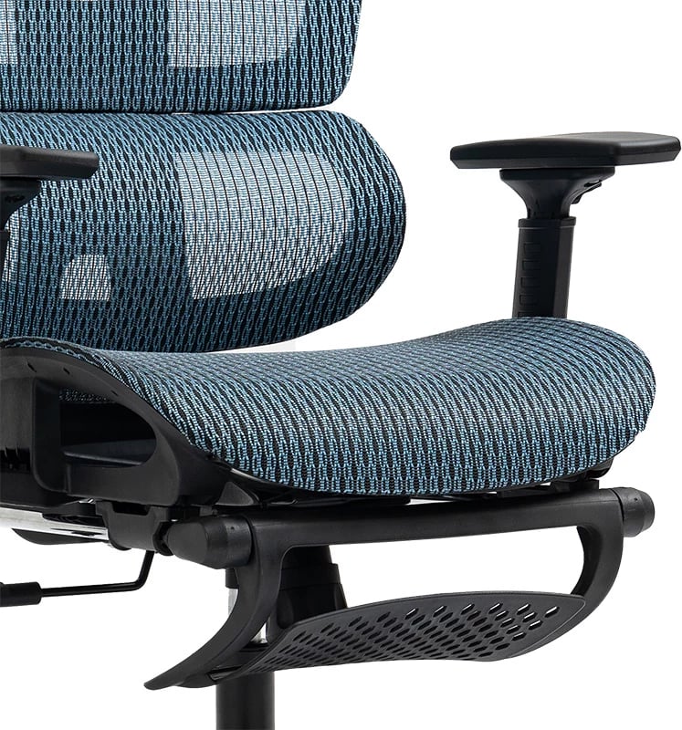 Karrige për zyre Verdant, e kaltër/e zezë