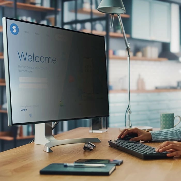 Filtër privatësie Qoltec RODO, 23", 16:9